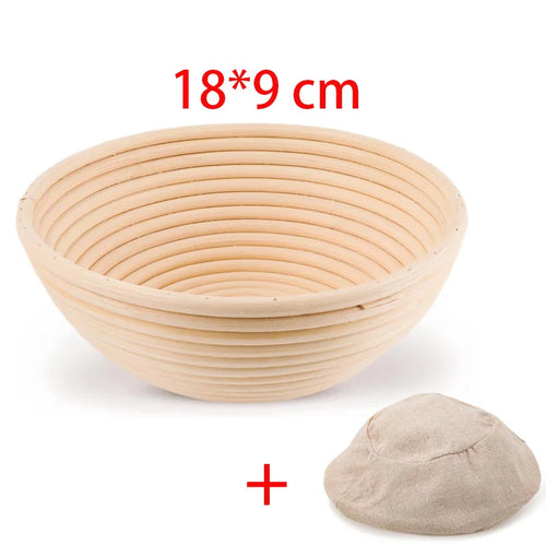 panier à pain en rotin naturel fait main pour fermentation de pâte au levain - vue 21 sur 21