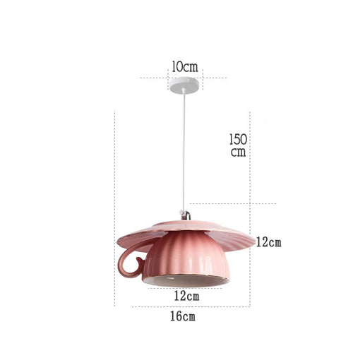 lampe suspension céramique moderne led - vue 24 sur 28