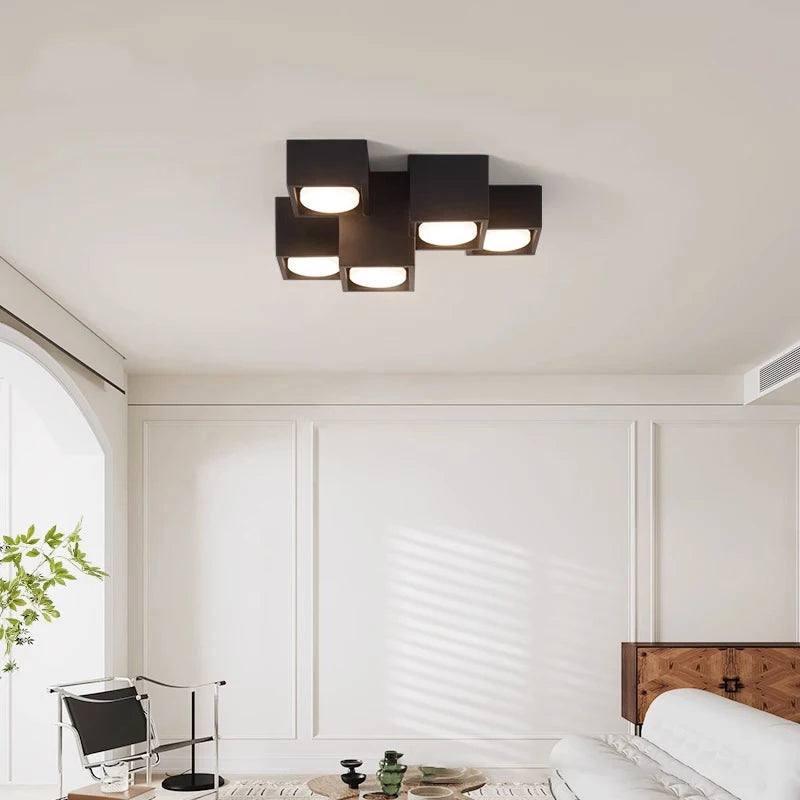 lustre nordique led cylindre projecteur pour décoration intérieure - vue 6 sur 15