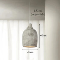 Suspension design nordique nostalgique wabi-sabi droplight