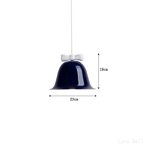suspension modernes en forme de cloche avec nœud décoratif - vue 15 sur 20