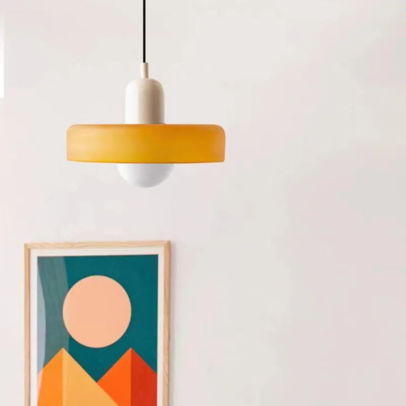 suspension moderne en verre pour luminaires - vue 5 sur 9