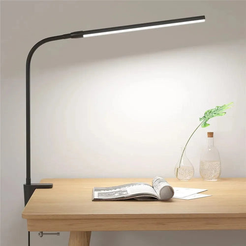 lampe de bureau led pliable à clip protection des yeux 3 modes 10 intensités - vue 10 sur 10