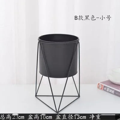 support de plante moderne en fer pour décoration intérieure et extérieure - vue 15 sur 18