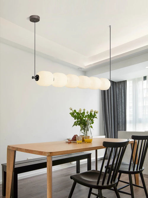 lustre moderne nordique simple pour restaurant et bar - vue 6 sur 8