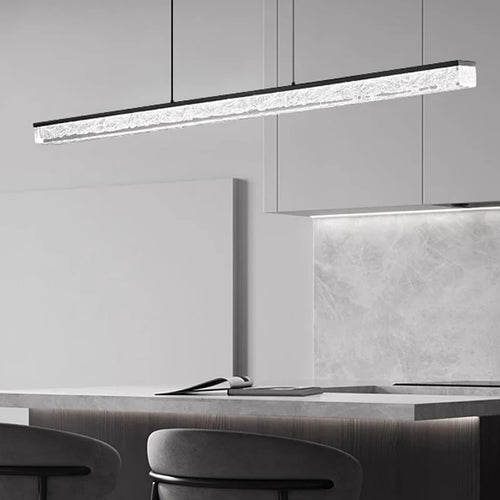 lustre en acrylique design italien pour espaces modernes et élégants - vue 4 sur 9