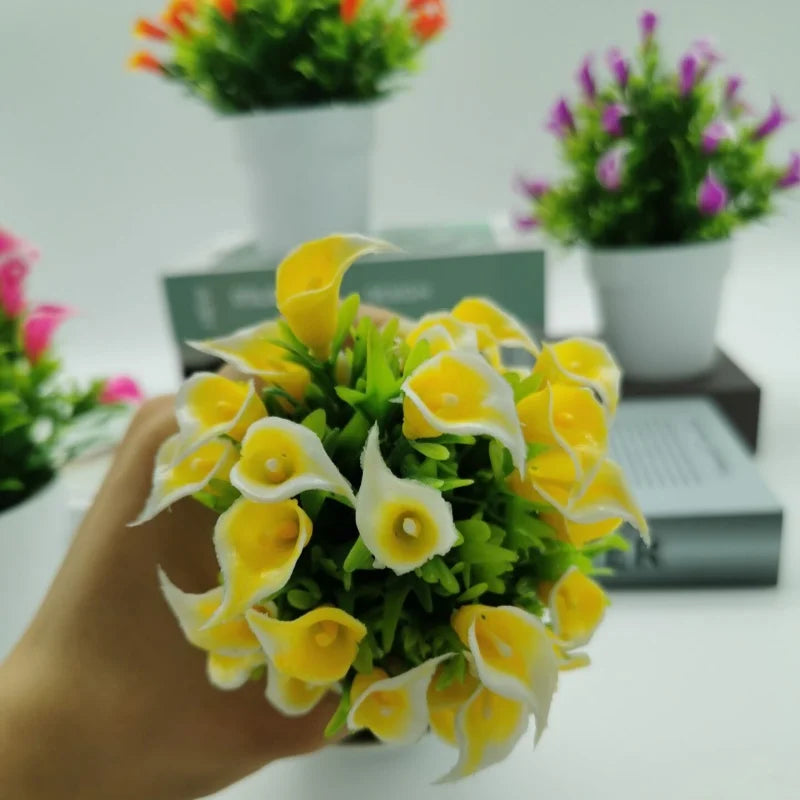 plante artificielle bonsaï fleur en pot décoration intérieure et extérieure - vue 3 sur 13