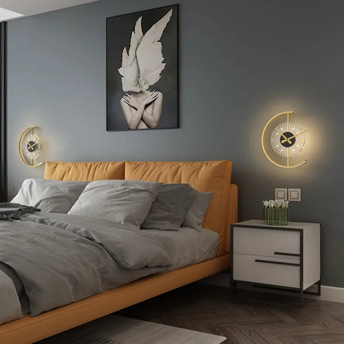applique murale led moderne pour décoration d'intérieur et ambiance chaleureuse - vue 4 sur 10