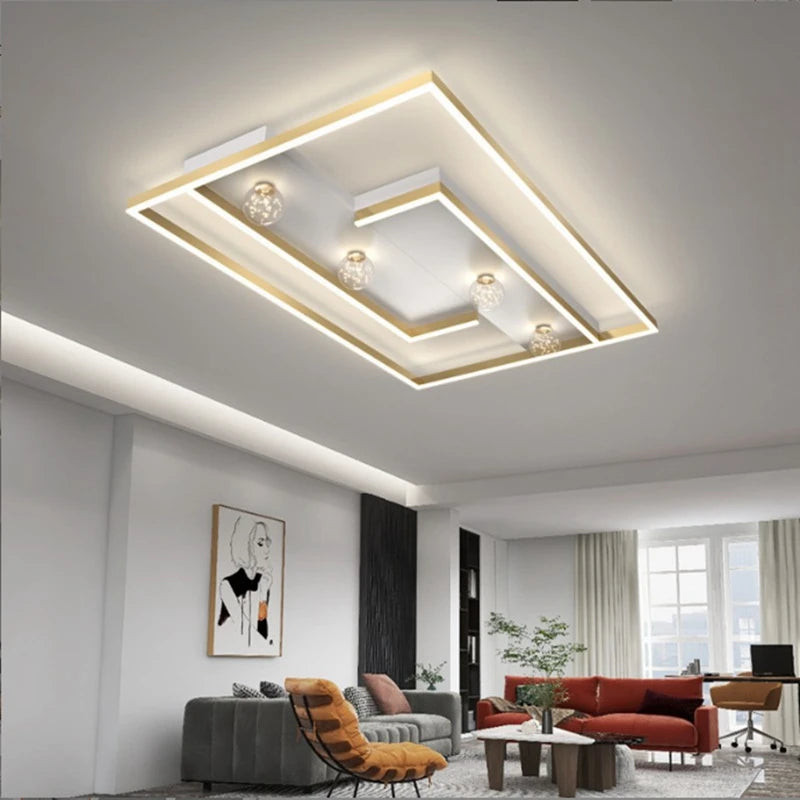 plafonnier led créatif style européen avec alexa décoration intérieure - vue 5 sur 9