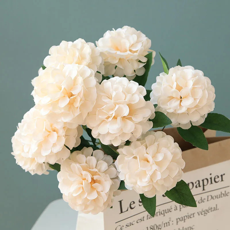 lot de 10 bouquets de pissenlit artificiels pour décoration intérieure et événements - vue 18 sur 18