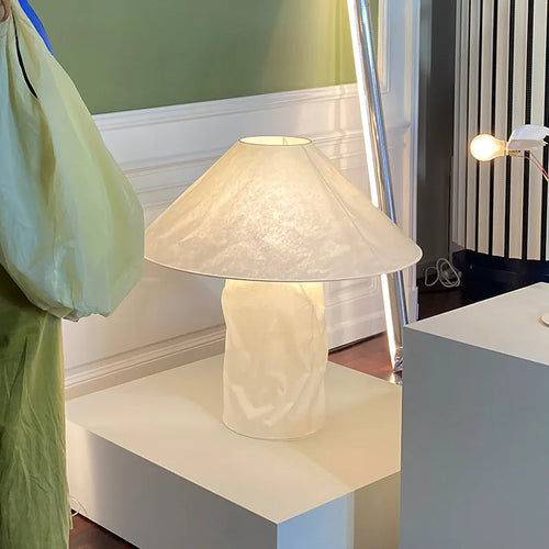 Nordic Designer Paper Table Desk Lamp Danish Floor Light for Living Room Bedroom - vue 4 sur 9