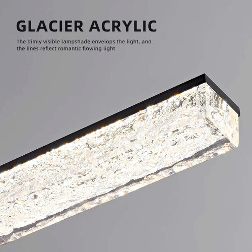 lustre en acrylique design italien pour espaces modernes et élégants - vue 6 sur 9