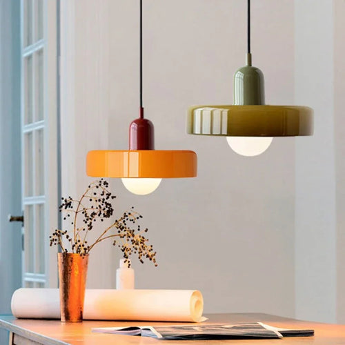 lampe suspendue nordique en verre pour intérieur décoratif - vue 5 sur 15