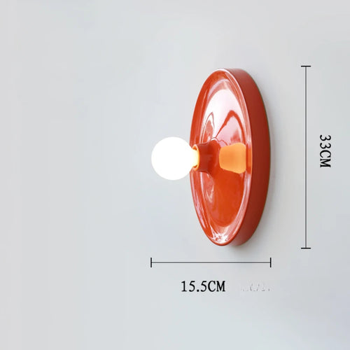 applique murale led bauhaus ufo art galvanoplastie décoration - vue 12 sur 14