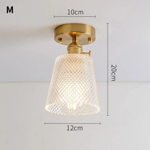 lustre vintage japonais en verre pour balcon et entrée - vue 11 sur 29