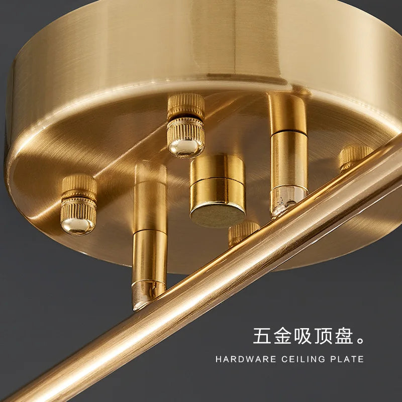 plafonnier en cristal de luxe à led moderne pour décoration intérieure - vue 5 sur 9