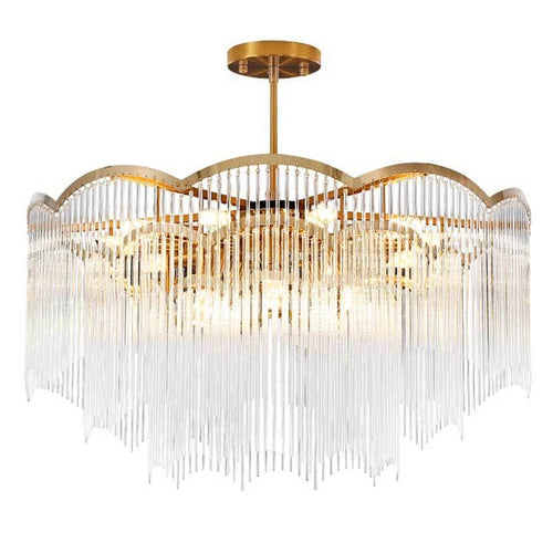 lustre en cristal moderne design luxe pour intérieur - vue 2 sur 10