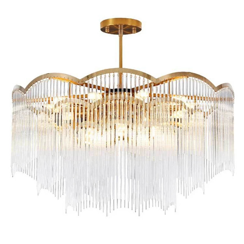 lustre en cristal moderne design luxe pour intérieur - vue 1 sur 10