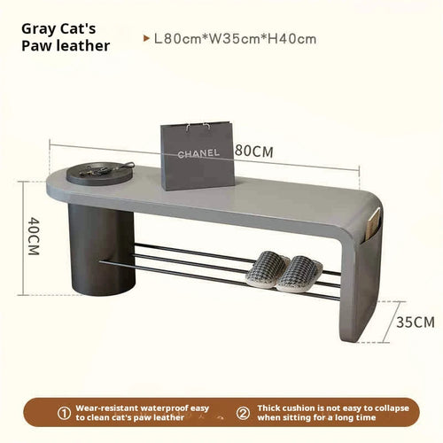 banc de rangement multifonction pour chaussures et autres objets - vue 7 sur 12