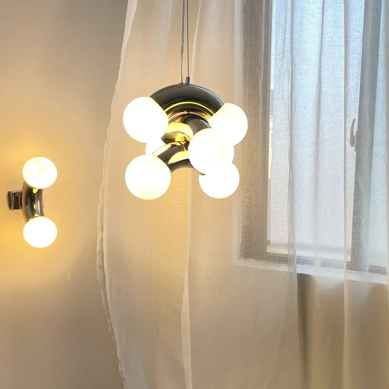 Italian Designer Creative Grape Wall Lamp Sconce Light Corridor Bedroom Lighting - vue 5 sur 7