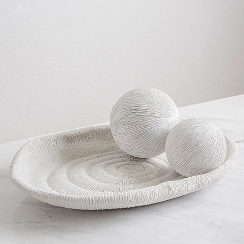 vase en résine avec texture corail pour décoration moderne - vue 4 sur 12