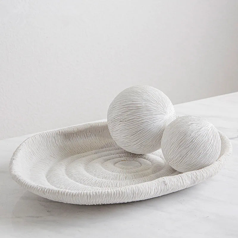 vase en résine avec texture corail pour décoration moderne - vue 4 sur 12