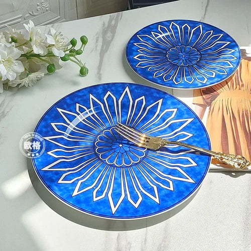 Assiette decorative europeenne motif sceau pour tea time - vue 7 sur 6