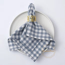 Serviette de table coton vichy petits carreaux cuisine