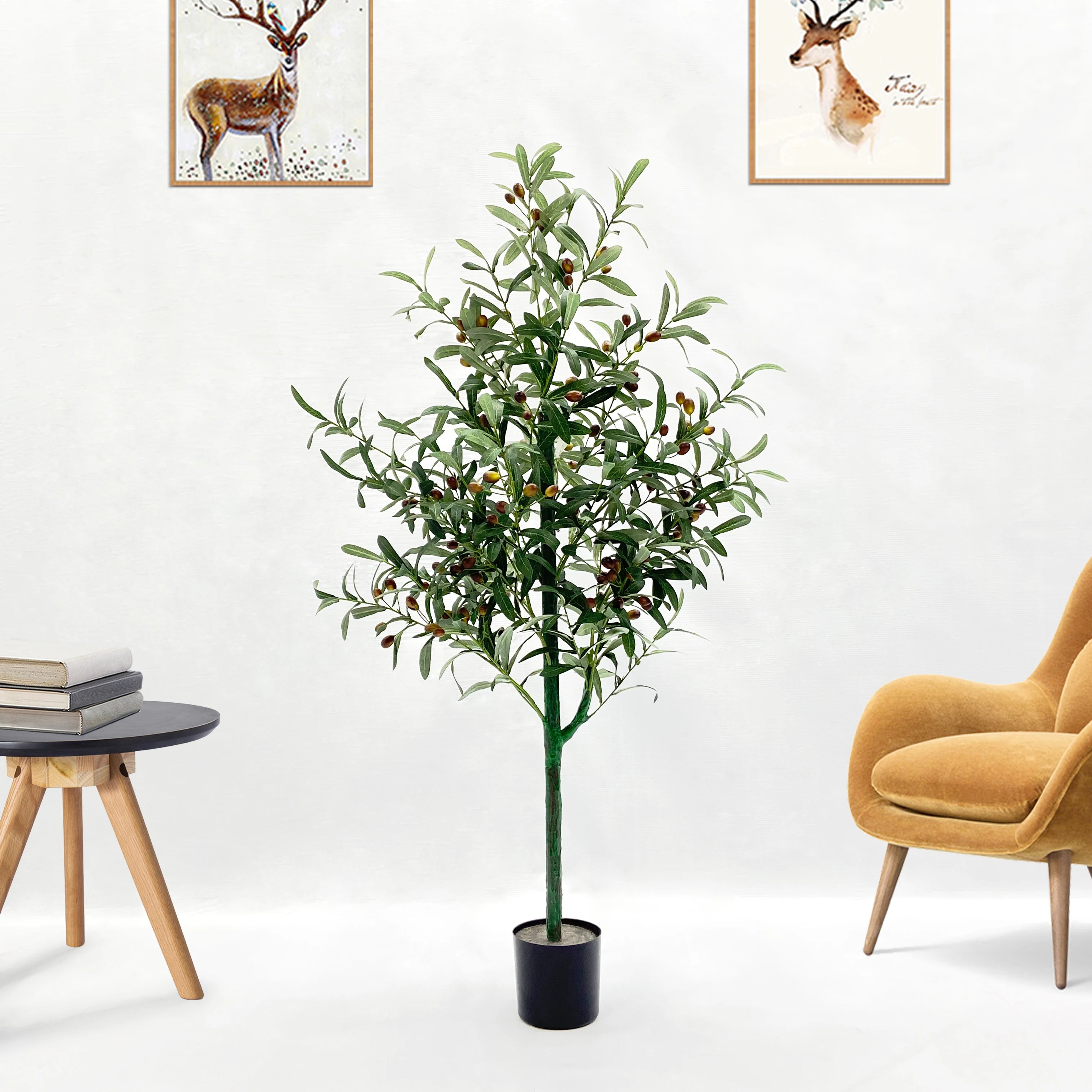 plante artificielle en pot pour décoration intérieure moderne - vue 12 sur 12