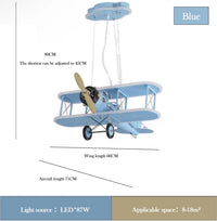 lustre créatif avion hélicoptère pour chambre enfant moderne
