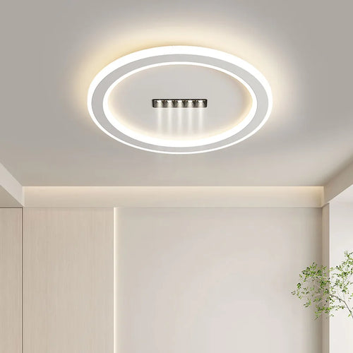 lustre led avec projecteur pour éclairage intérieur - vue 3 sur 14