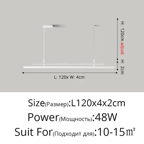 lustre à led nordique design pour éclairage intérieur moderne - vue 11 sur 18