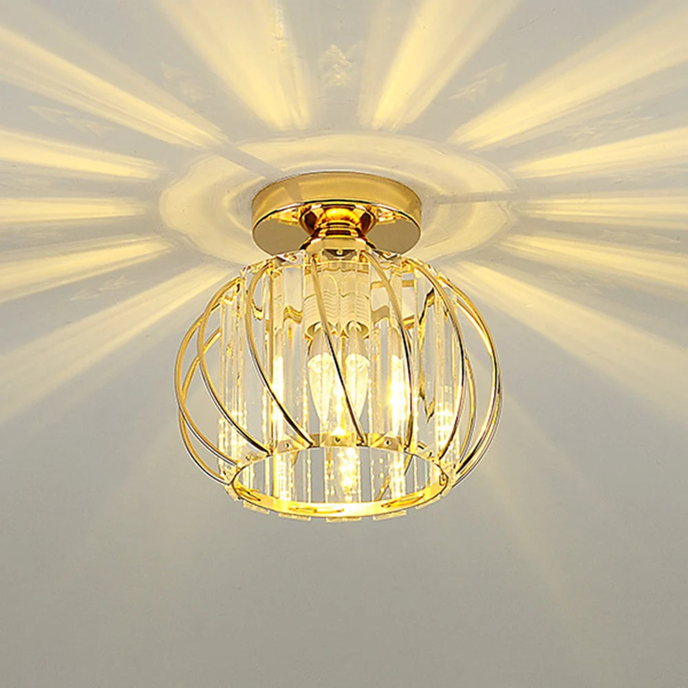 plafonnier moderne en cristal pour une ambiance élégante et créative - vue 2 sur 8