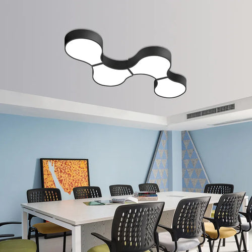 Plafonnier led moderne adn pour décoration intérieure loft café bar - vue 7 sur 24
