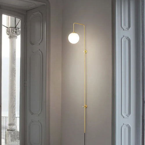 applique murale en laiton pour intérieur moderne et élégant - vue 5 sur 9