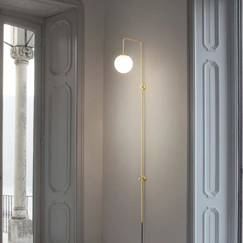applique murale en laiton pour intérieur moderne et élégant - vue 4 sur 9