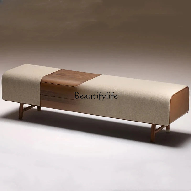 tabouret de luxe italien léger et simple pour banc et canapé - vue 6 sur 9
