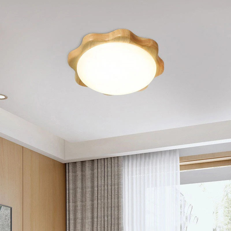 plafonnier grain de bois moderne pour décoration maison - vue 3 sur 11