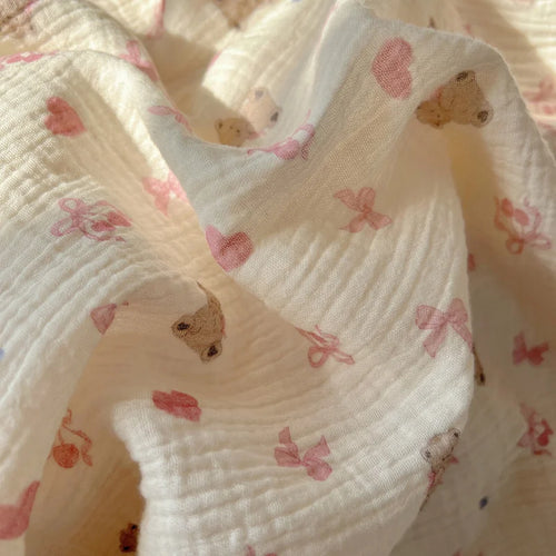 plaid coton gaufré motifs carreaux enfants été maison - vue 7 sur 6
