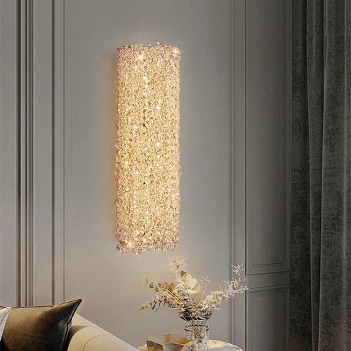 applique murale de luxe en cristal design post-moderne pour villa - vue 2 sur 10