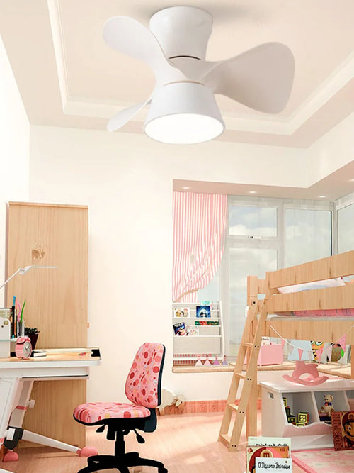 lustre moderne à led avec ventilateur pour intérieur - vue 5 sur 10