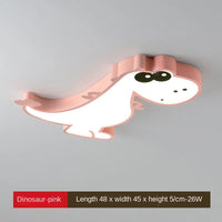 LED Ceiling Creative Cartoon Dinosaur for Children's Room Lamp, Modern Warm and Romantic Boy and Girl Bedroom Light  Lampara RC