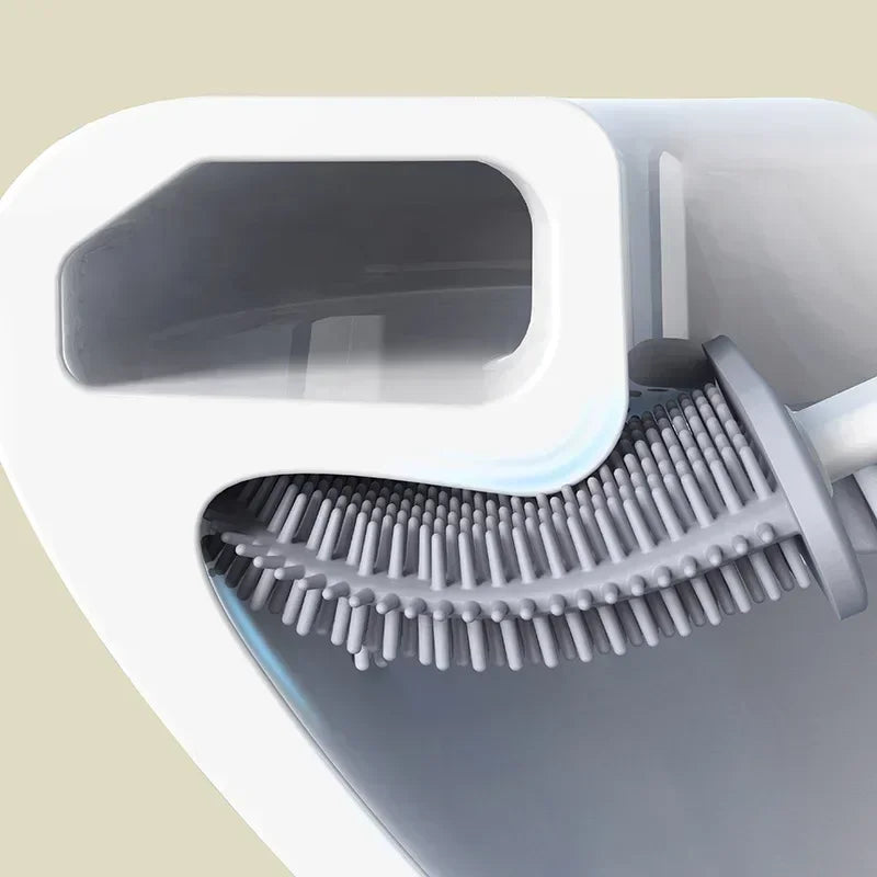 brosse en silicone avec manche flexible et support de séchage rapide - vue 3 sur 8