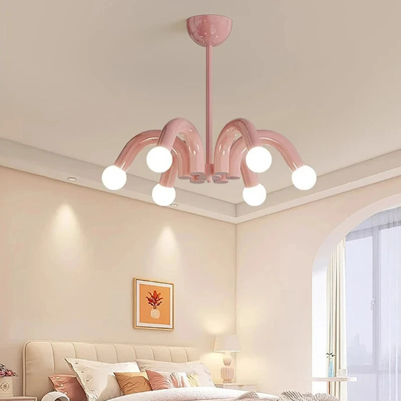 lustre moderne en métal pour décoration intérieure élégante - vue 3 sur 8