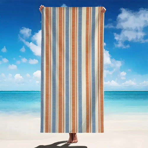 serviette de plage microfibre séchage rapide légère absorbante - vue 5 sur 6