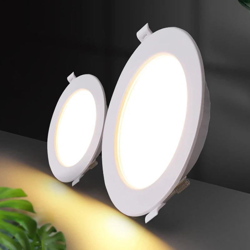 plafonnier led intégré haute luminosité tension universelle multinationale - vue 6 sur 6