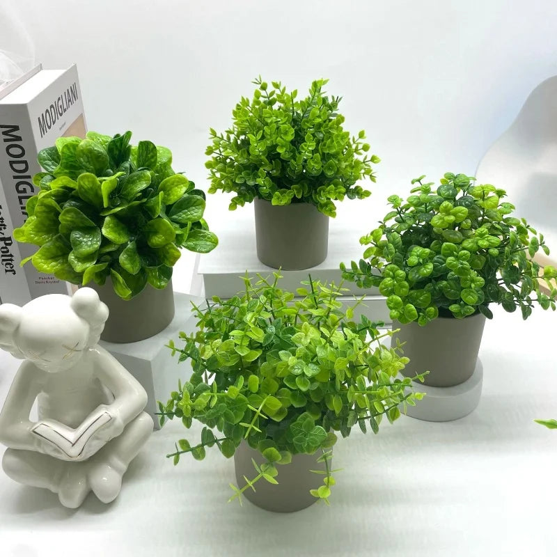 plantes artificielles bonsaï décorations de bureau et jardin - vue 4 sur 11