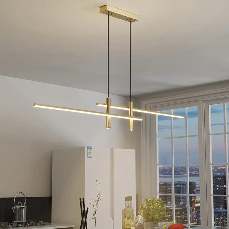 lustre nordique moderne avec projecteur pour restaurant et bar - vue 3 sur 18