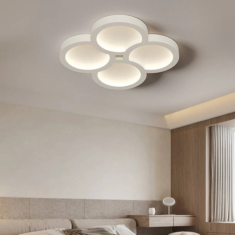 plafonnier moderne créatif géométrique protection des yeux intelligente - vue 2 sur 9