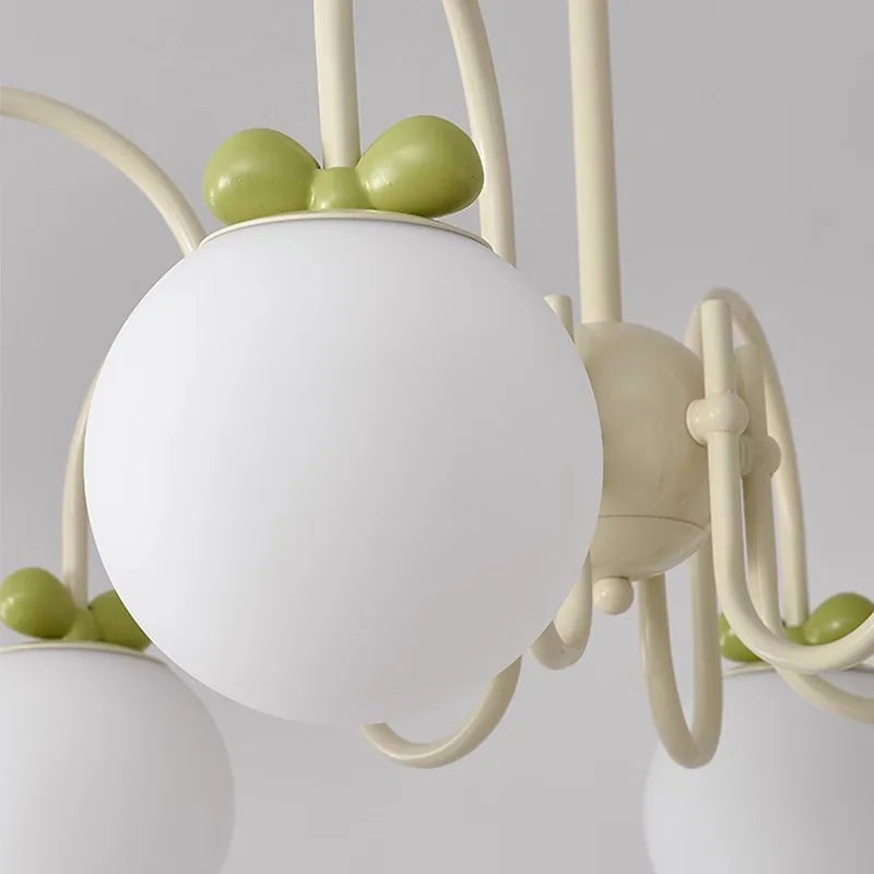 lustre en verre de style français idéal pour hôtel - vue 6 sur 11